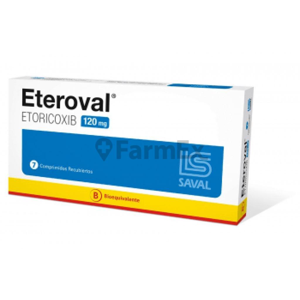 Eteroval 120 mg x 7 comprimidos SAVAL